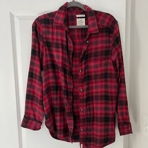 American Eagle red flannel